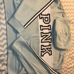 PINK cropped sweatshirt